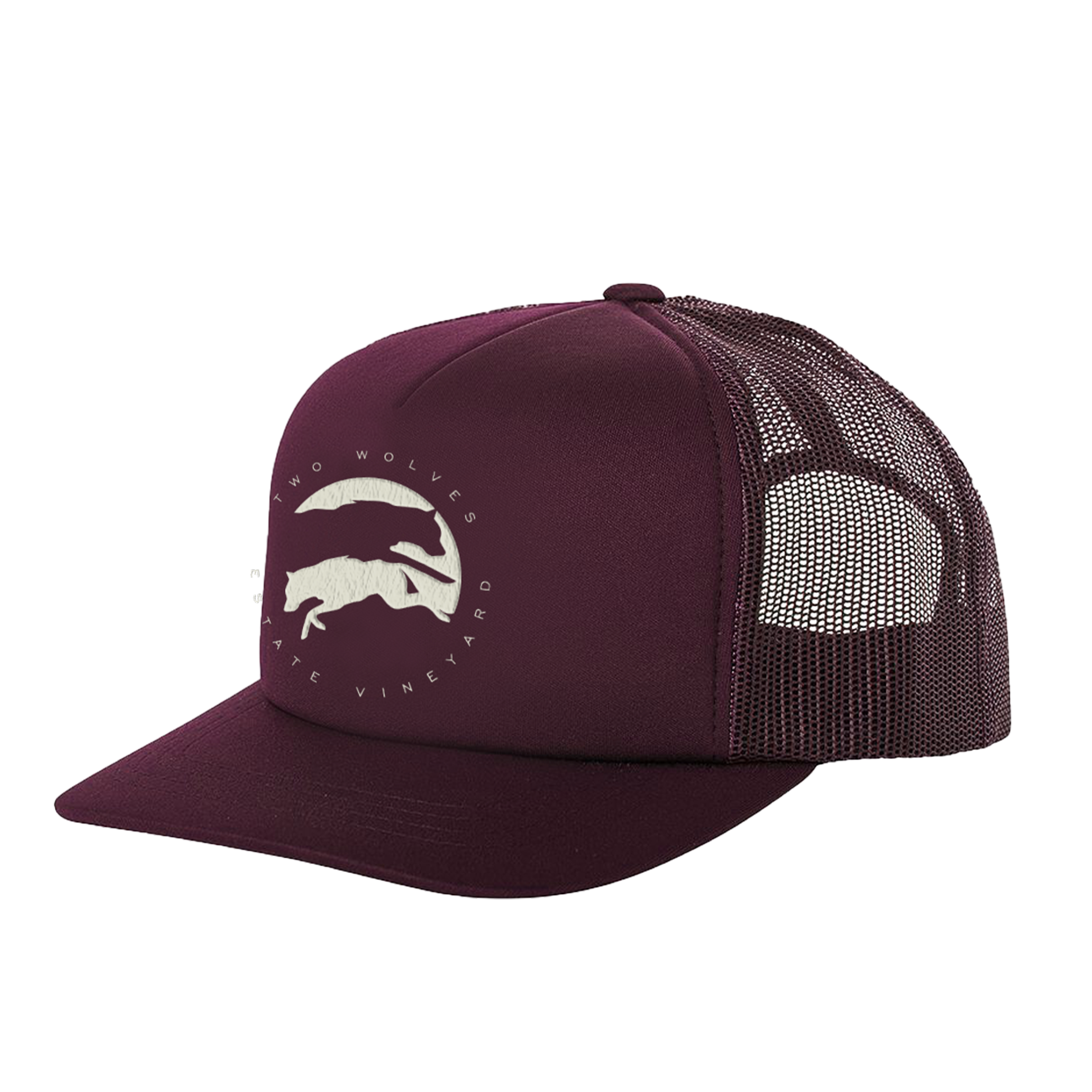 [teket] / ☆ 25SS Be Careful Trucker Cap / Burgundy 2W_Hat_02_MockUp_2400x2400_303